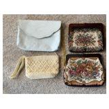 (4) VINTAGE PURSES