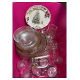 CHRISTMAS GLASSWARE