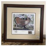 KEN BUCKLEY SIGNED PRINT, GAME BIRD