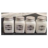 ANTIQUE CABINET JARS