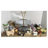 ANIMAL FIGURINES & SERVING DISH