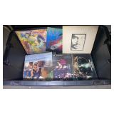 VINYL RECORD ALBUMS W/ TOTE