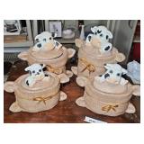 (4) COW CANISTERS