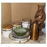 CANISTER SET & OTHER DECOR
