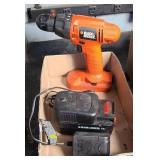 BLACK & BATTERY CORDLESS DRILL 18 VOLT