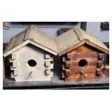 (2) BIRD HOUSES