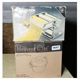 PAMPERED CHEF RICE COOKER, PASTA MAKER