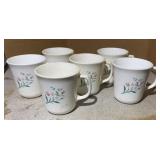 (6) CORELLE CUPS