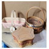 (3) LONGABERGER BASKETS