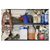 (2) SHELVES OF AUTOMOTIVE CHEMICALS