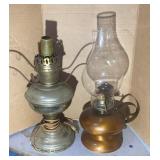 (2) OIL LAMPS