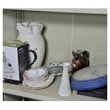 (2) SHELVES OF HOUSEHOLD ITEMS