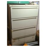 TON 4 DRAWER LATERAL FILE CABINET