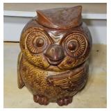 MCCOY OWL COOKIE JAR 10 INCH