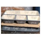 (2) TEMPTATIONS DIVIDED DISHES NEW
