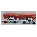 (2) FAMILY CHANNEL 1:24 ACTION DIECAST CARS BANKS