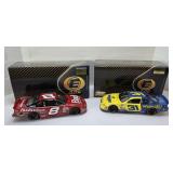 (2) DALE EARNHARDT JR ELITE 1:24 DIECAST CARS