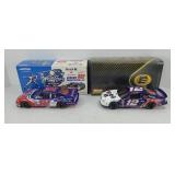 (2) JEREMY MAYFIELD 1:24 DIECAST CARS