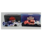 (2) MARK MARTIN 1:24 DIECAST CARS: BANK & MAC