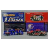 (2) JEFF GORDON ACTION 1:24 DIECAST CARS