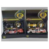 (2) CASEY ATWOOD SPIDERMAN & CASTROL 1:24 CARS