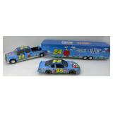 JEFF GORDON PEANUTS SET TRUCK, TRAILER CAR, 1:24