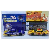 (2) MIKE SKINNER 1:24 DIECAST CARS