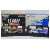 (2) JERRY NADEAU 1:24 TEAM CALIBER DIECAST CARS
