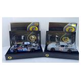(2) KEVIN HARVICK ET & TEST CARS 1:24 ELITE