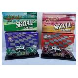 (2) KEN SCHRADER SKOAL RACING 1:24 DIECAST CARS