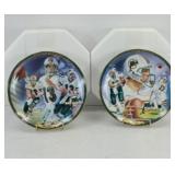 (2) DAN MARINO PLATES BY BRADFORD