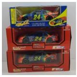 (3) JEFF GORDON DIECAST CARS 1:24 RACING CHAMPION