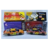 (2) JOE NEMECHEK ACTION LOONEY TOONS 1:24 CARS