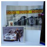 (2) SIGNED AUTOGRAPH: AJ FOYT, DALE JARRETT