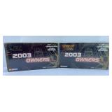 (2) 2003 HENDRICK RACING OWNERS 1:24 CARS