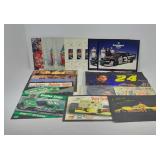 ASSORTED SIGNS, PRINTS , DECALS NASCAR