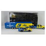 DALE EARNHARDT SET TRUCK, TRAILER, CAR 1:24