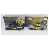 (2) JEFF GORDON TEST 1:24 DIECAST CARS  ELITE