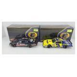 (2) DALE EARNHARDT (2) 1:24 DIECAST CARS  ELITE