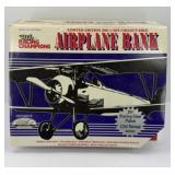 JEFF GORDON SILVER PLATED AIRPLANE BANK GEARBOX