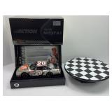 TONY STEWART METALLIC ELITE 1:24 CAR W/ DISPLAY