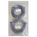 (2) STELLAR HDMI HIGH SPEED CABLE 25 FT NEW