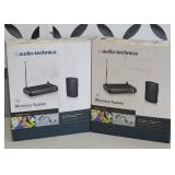 (2) AUDIO TECHNICA WIRELESS HEADSET SYSTEMS NEW