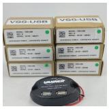 (6) VANNER DUAL USB PORT NEW MODEL VSS-USB