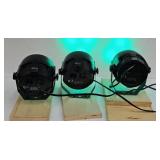 (3) UKING MULTICOLORED SPOTLIGHTS