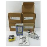 (4) WEATHERPROOF BOXES WITH OUTLET NEW