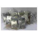(10) AUDIO PLATES STAINLESS