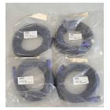 (4) STELLAR HDMI HIGH SPEED CABLE 25 FT NEW