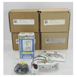 (4) WEATHERPROOF BOXES WITH OUTLET NEW