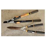 FISKARS HEDGE SHEARS & LOPPERS